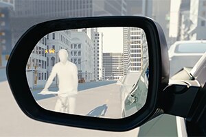 Detecção de pedestre na abertura de porta do SUV Chevrolet Equinox 2025